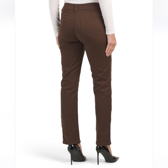 Democracy Womwn's Taupe  Patriot Ab Solution Straight Leg Jeans - Picture 2 of 13